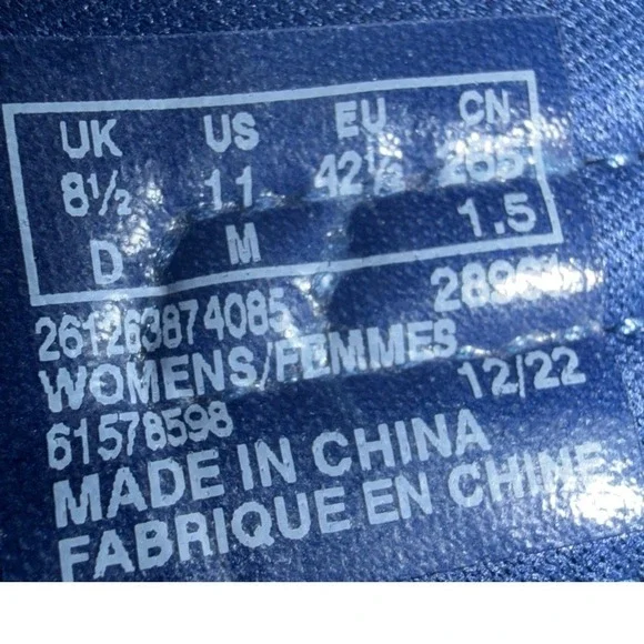 Clarks Women's Brinkley Jazz Flip Flops Cloudsteppers Size 11 Navy Blue New - Picture 11 of 12